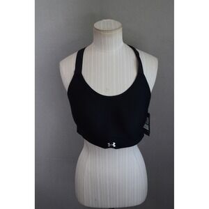 Under Armour Women's Continuum High Impact Sports Bra Large Black New